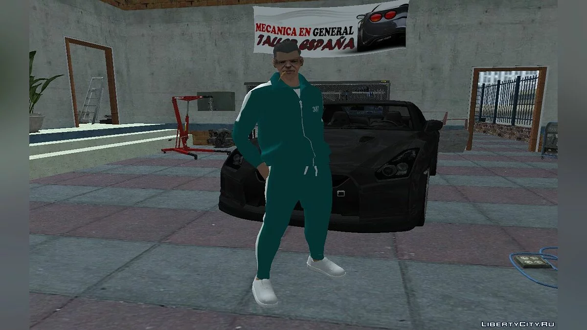 Новый Cwmofr в наряде №382 из сериала "Игра в кальмара" / GTA San Andreas