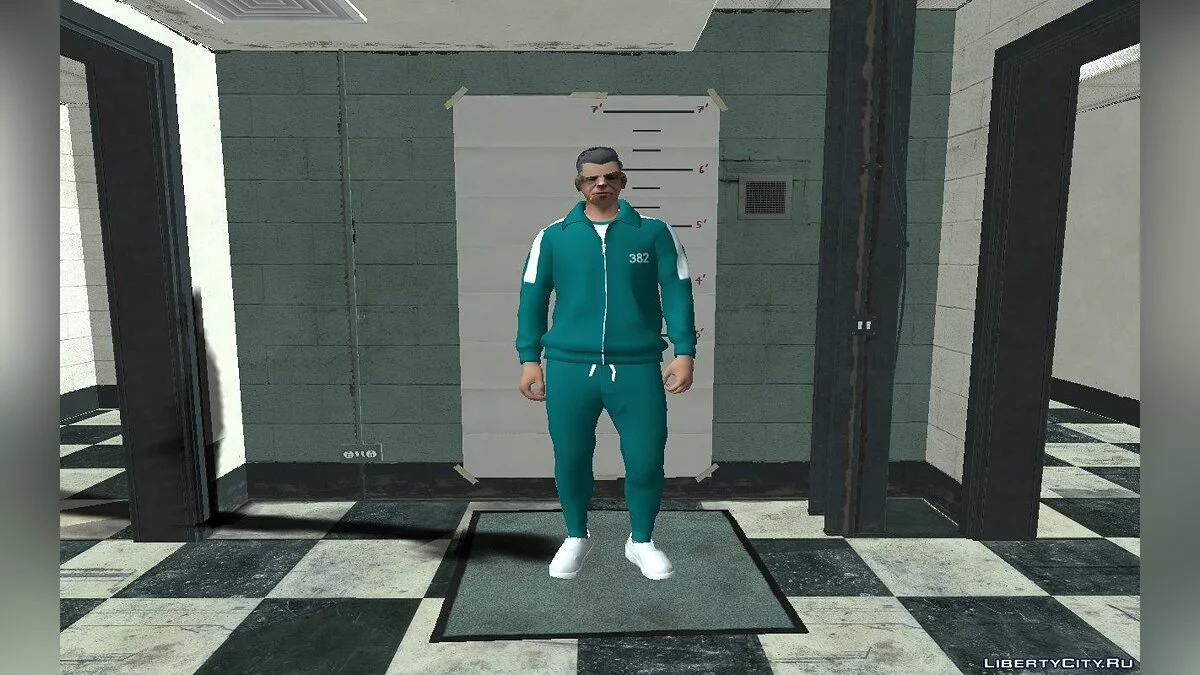 Новый Cwmofr в наряде №382 из сериала "Игра в кальмара" / GTA San Andreas