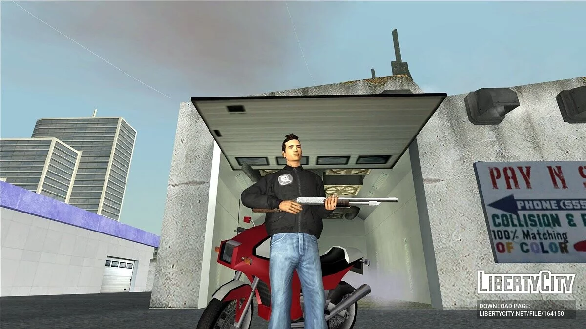 Замена Си-Джея на Клода из GTA 3 / GTA San Andreas