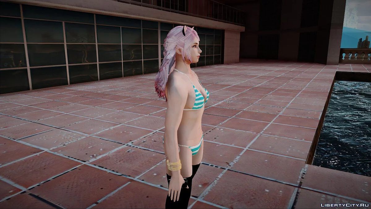 Белль Дельфин в бикини v2 / GTA San Andreas