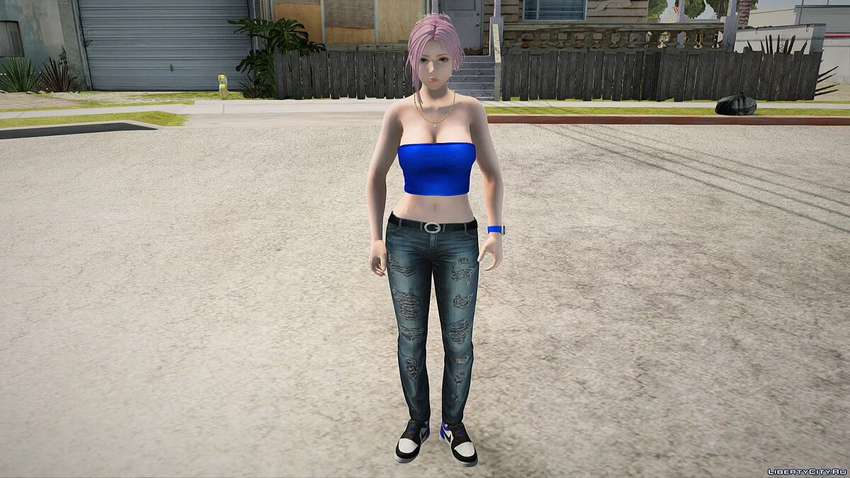 Элиза в повседневной одежде / GTA San Andreas