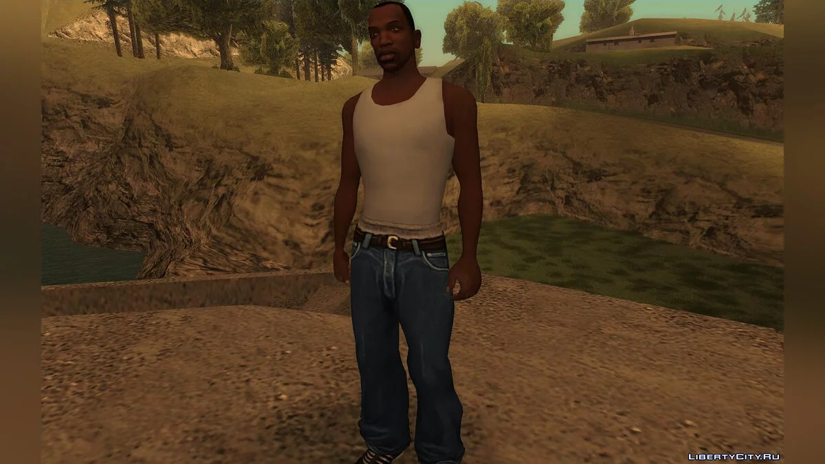Карл Джонсон из Definitive Edition / GTA San Andreas