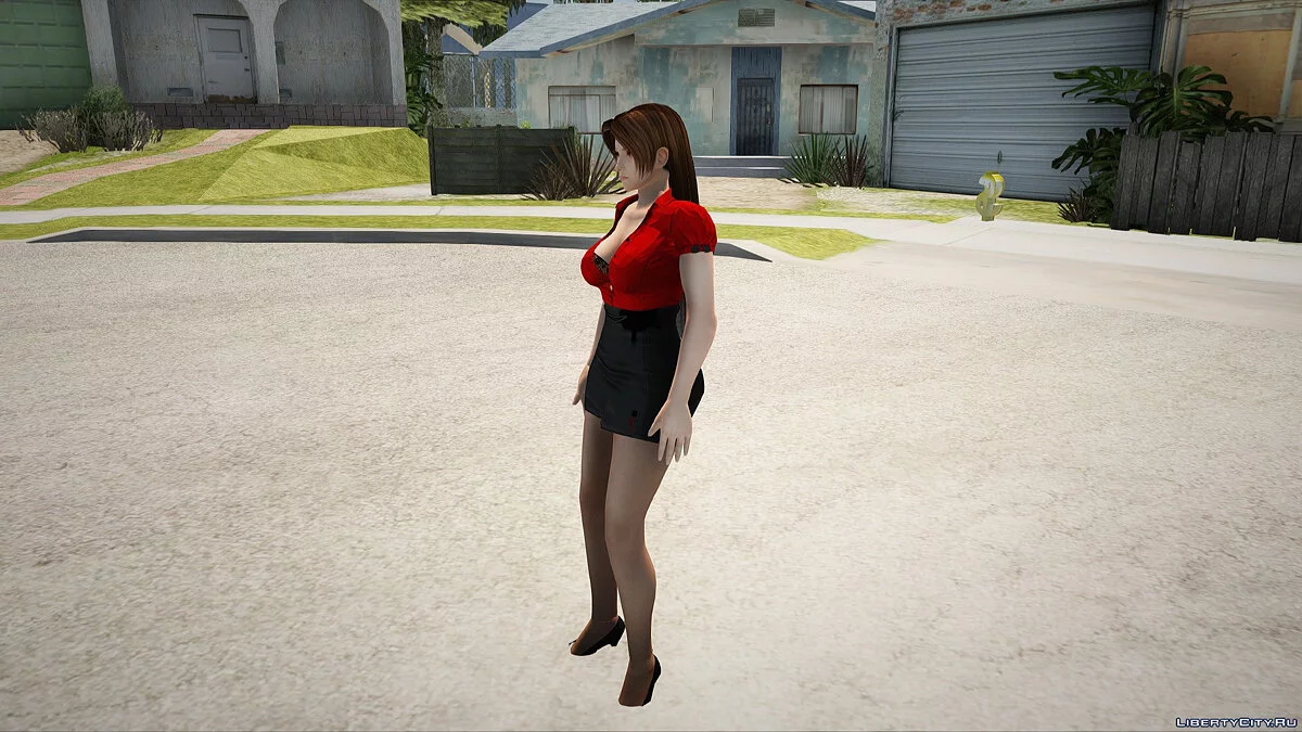 Мэй Ширануи в деловом костюме / GTA San Andreas