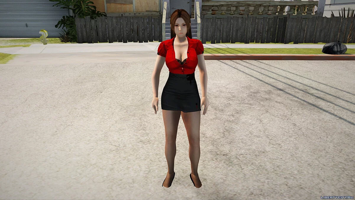 Мэй Ширануи в деловом костюме / GTA San Andreas
