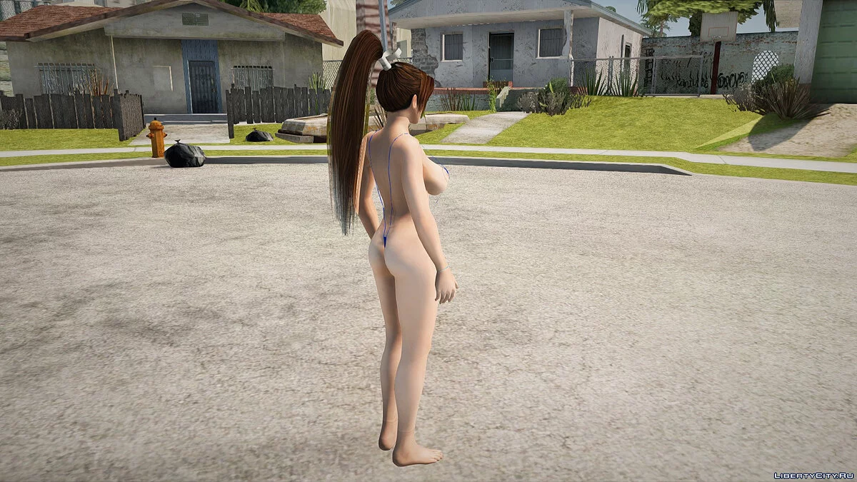 Мэй Ширануи в микро-бикини / GTA San Andreas