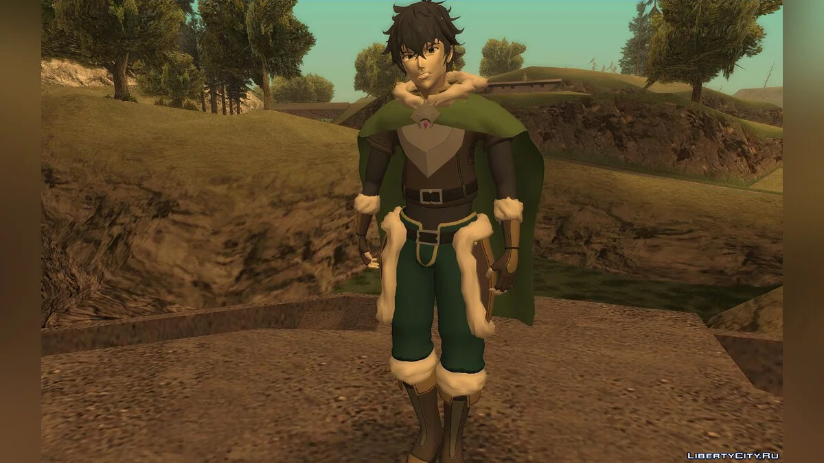 Наофуми Иватани из Shield Hero / GTA San Andreas