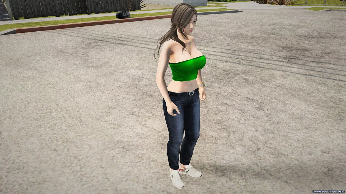 Саюри в повседневной одежде / GTA San Andreas