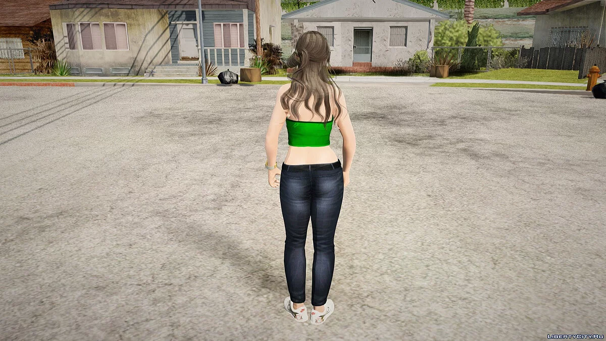 Саюри в повседневной одежде / GTA San Andreas