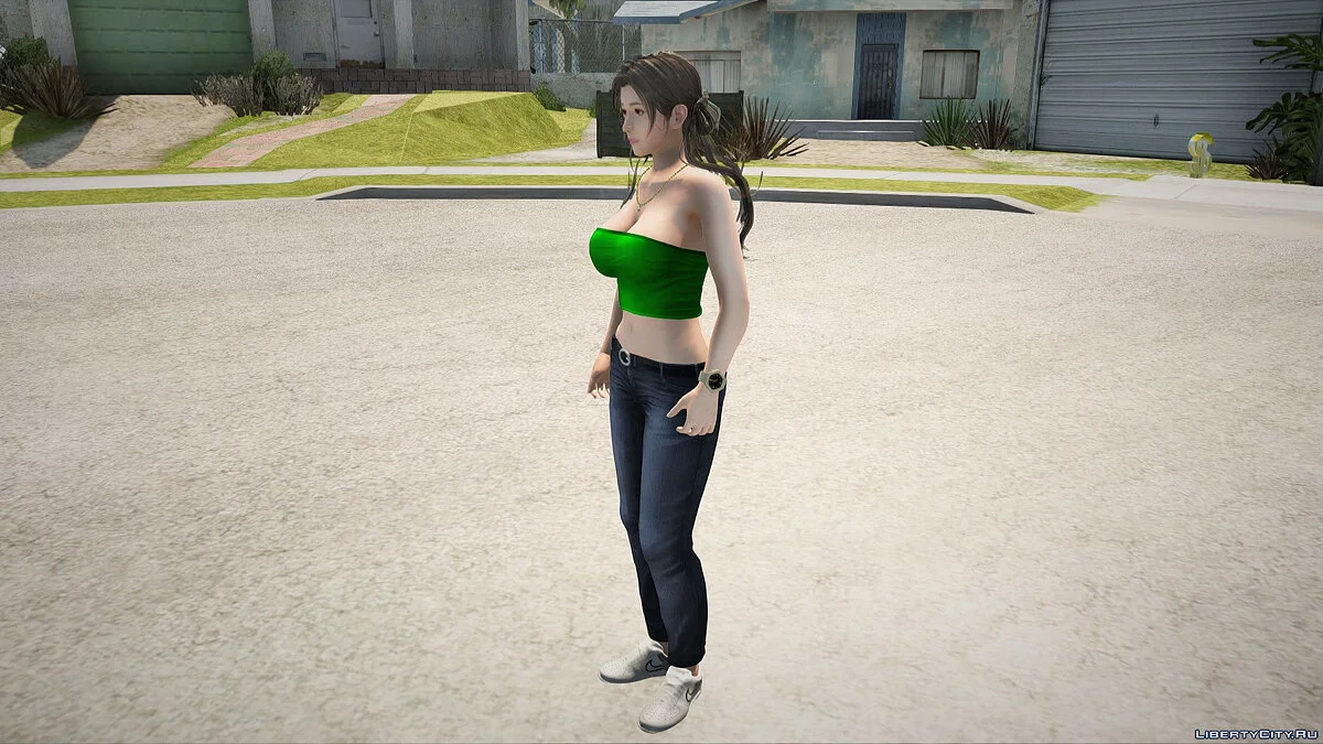 Саюри в повседневной одежде / GTA San Andreas