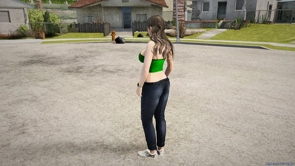 Саюри в повседневной одежде / GTA San Andreas