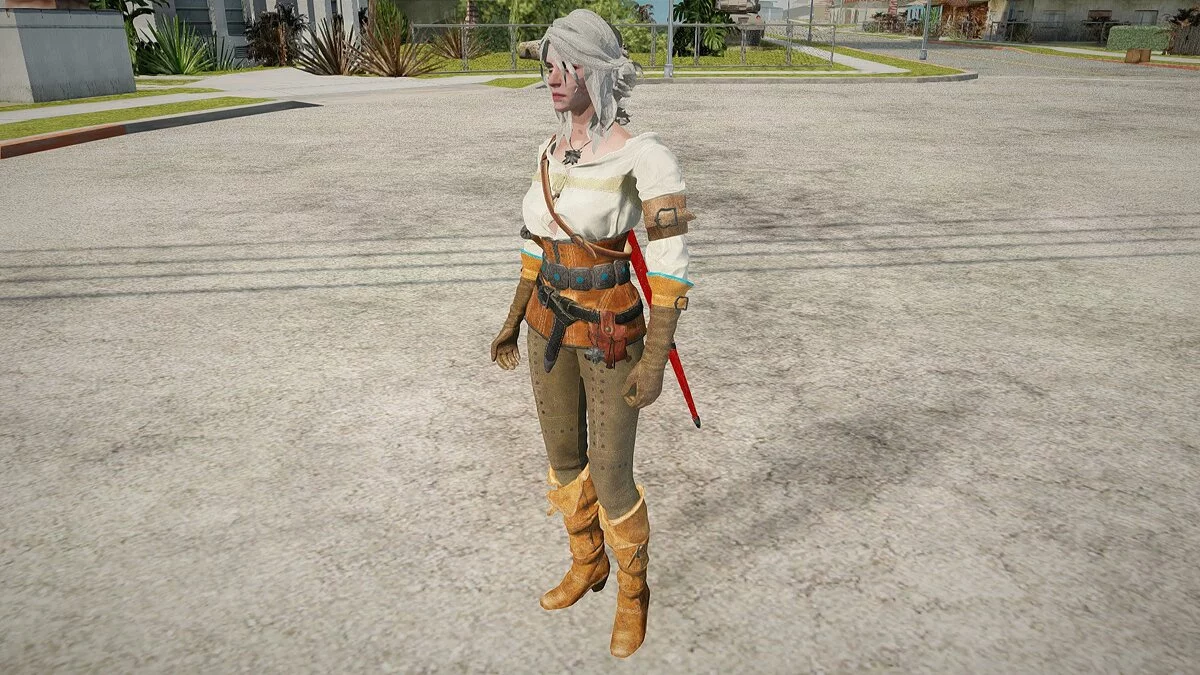 Цирилла из Witcher 3 / GTA San Andreas