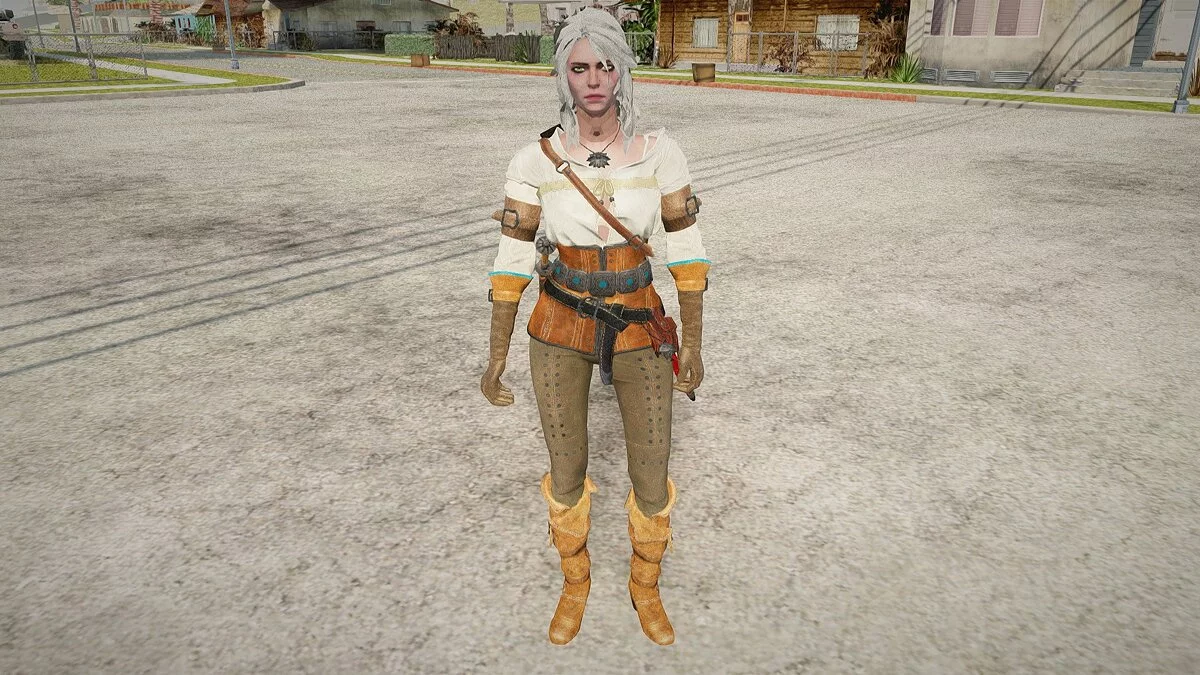 Цирилла из Witcher 3 / GTA San Andreas