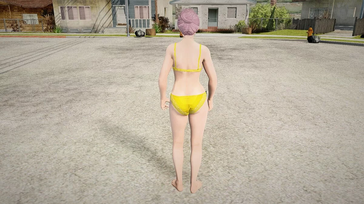Элиза в нижнем белье / GTA San Andreas
