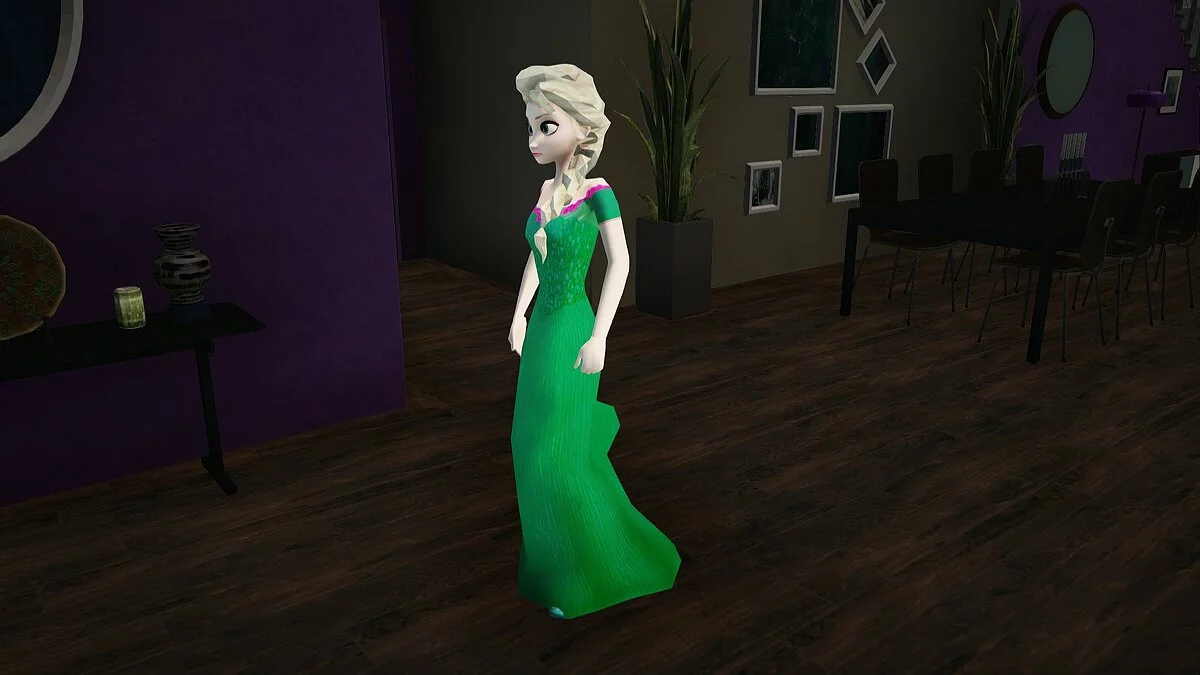 Эльза из Frozen Fever / GTA San Andreas