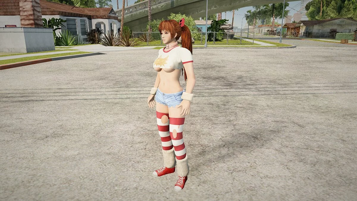 Касуми в костюме на Хэллоуин / GTA San Andreas