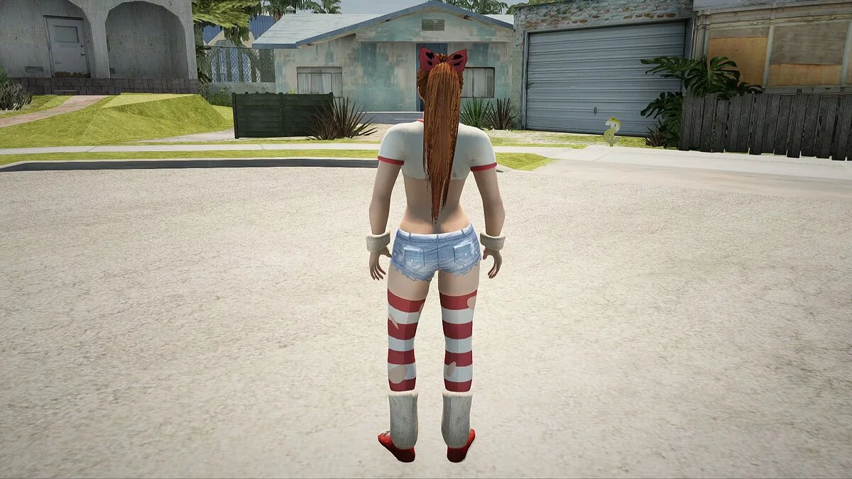 Касуми в костюме на Хэллоуин / GTA San Andreas