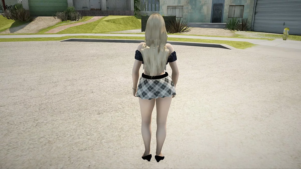 Хелена Дуглас в мини-юбке / GTA San Andreas