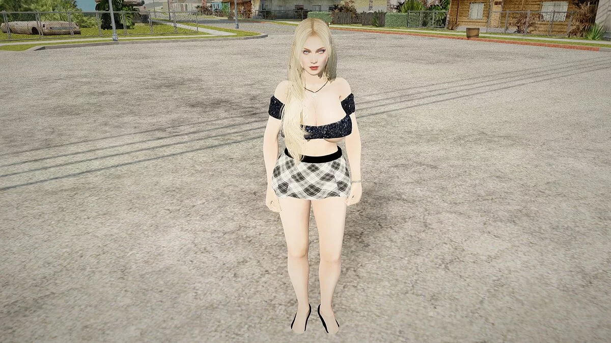 Хелена Дуглас в мини-юбке / GTA San Andreas
