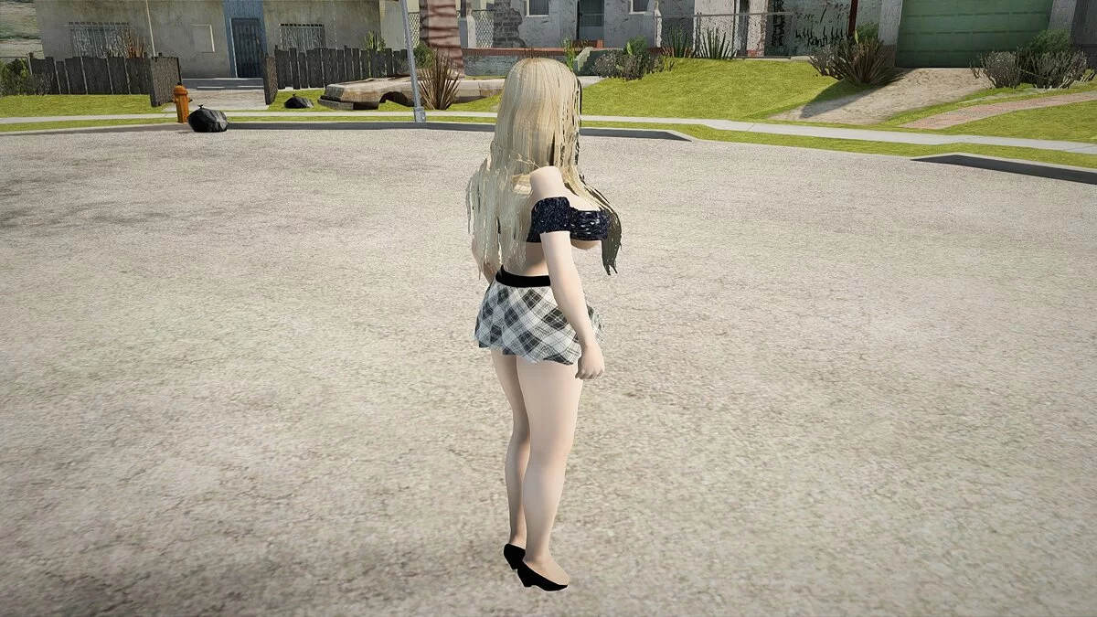 Хелена Дуглас в мини-юбке / GTA San Andreas