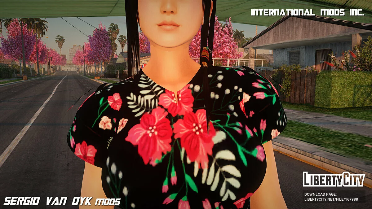 Кокоро в платье / GTA San Andreas