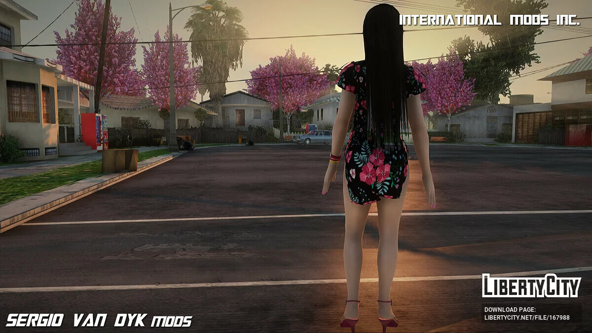 Кокоро в платье / GTA San Andreas