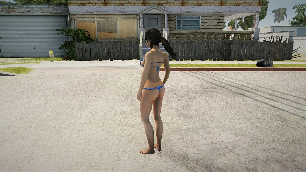 Лара Крофт в бикини / GTA San Andreas