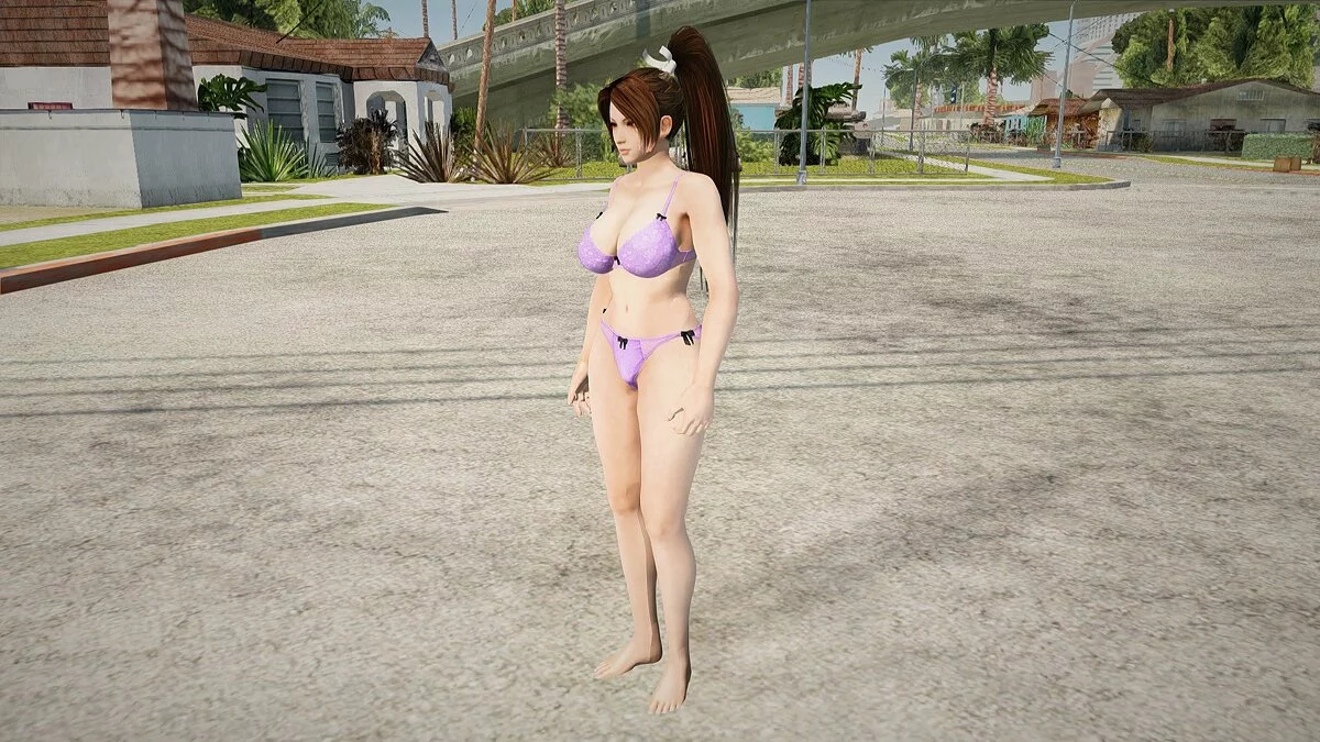Мэй Ширануи в бикини / GTA San Andreas