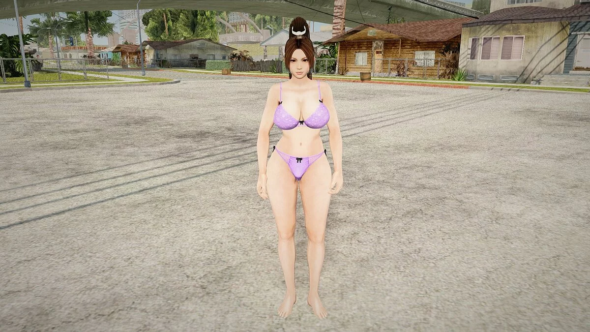 Мэй Ширануи в бикини / GTA San Andreas