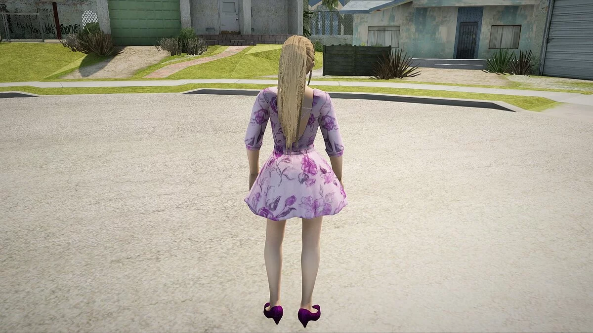 Мэри Роуз в платье / GTA San Andreas