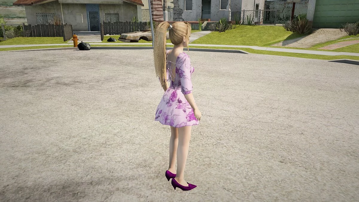 Мэри Роуз в платье / GTA San Andreas