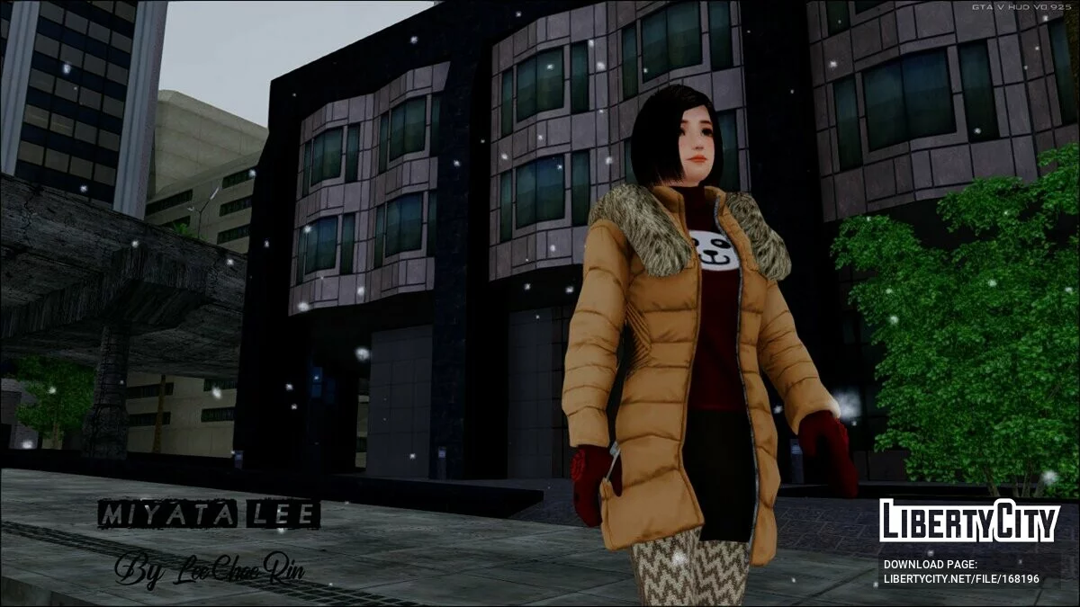 Наотора Ли в зимней куртке / GTA San Andreas