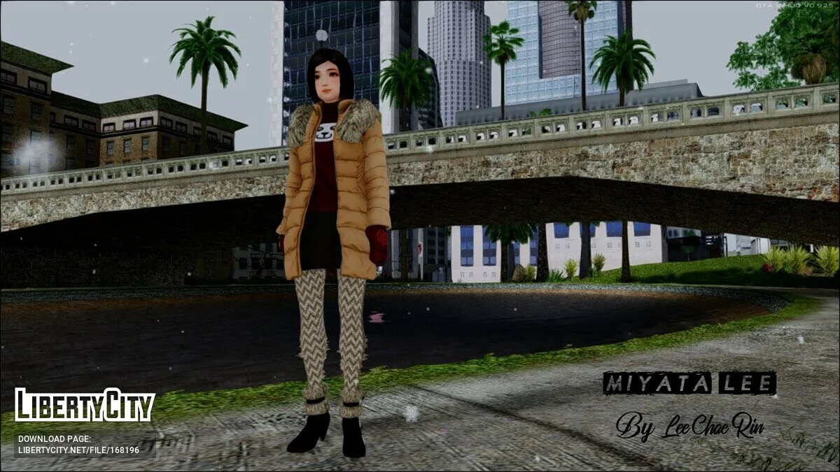 Наотора Ли в зимней куртке / GTA San Andreas