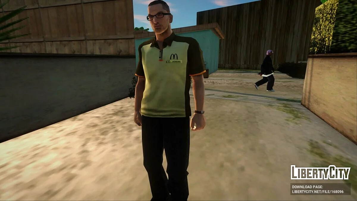 Работник McDonald’s / GTA San Andreas