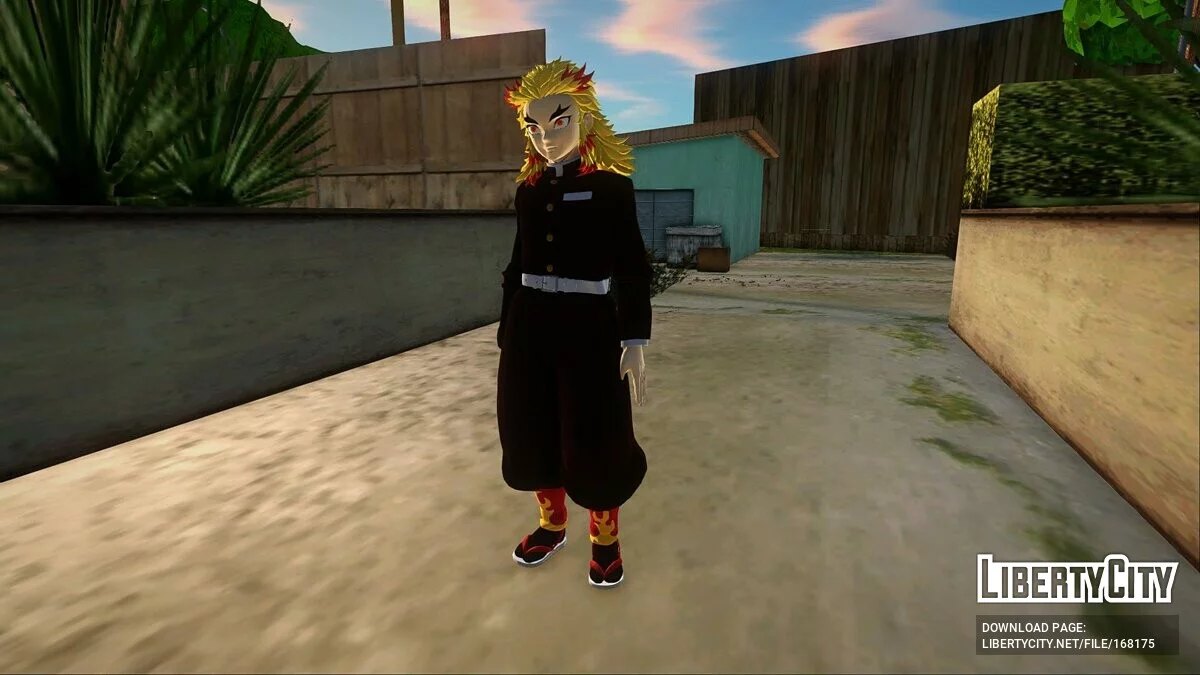 Ренгоку (из Demon Slayer - Kimetsu no Yaiba) / GTA San Andreas