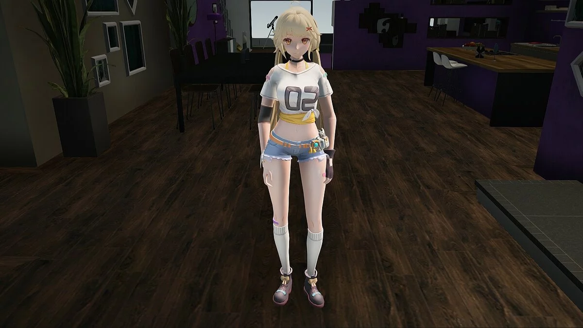 Sally из Tower of Fantasy / GTA San Andreas