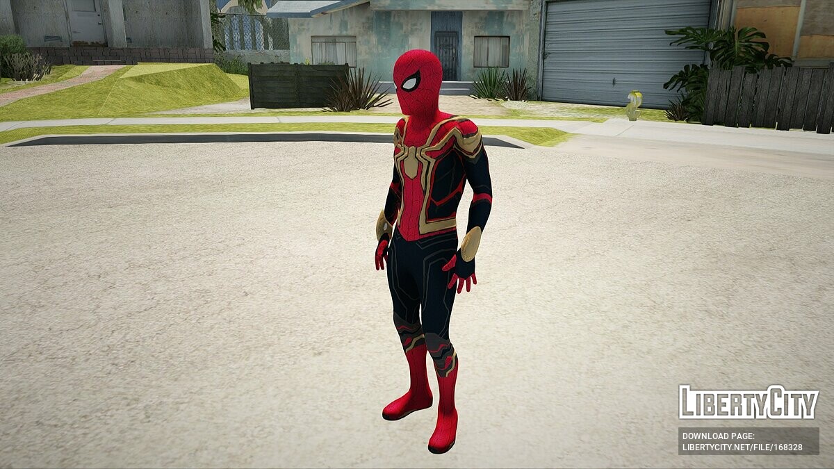 Скачать Spider-Man Traje Integrado для GTA San Andreas