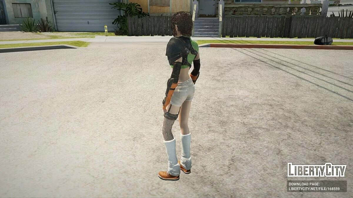 Юффи Кисараги из Final Fantasy / GTA San Andreas