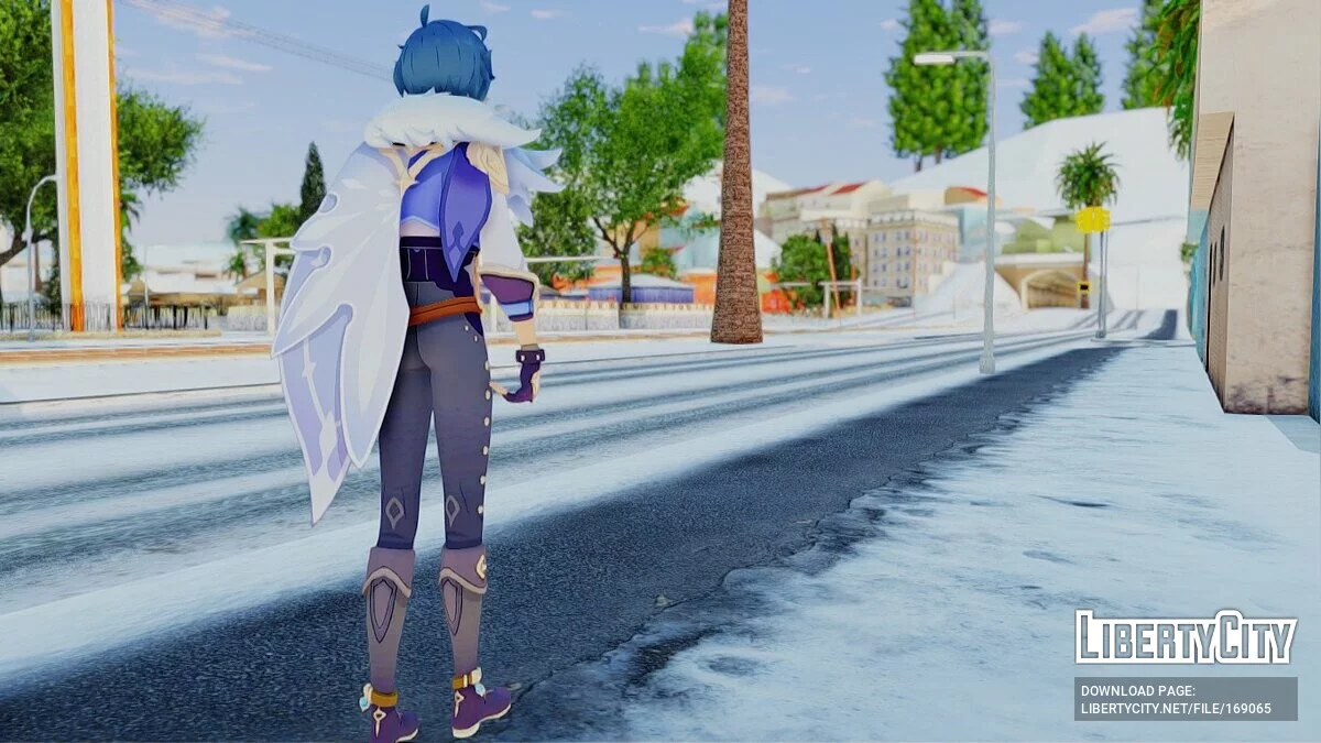 Кэйа из Genshin Impact / GTA San Andreas