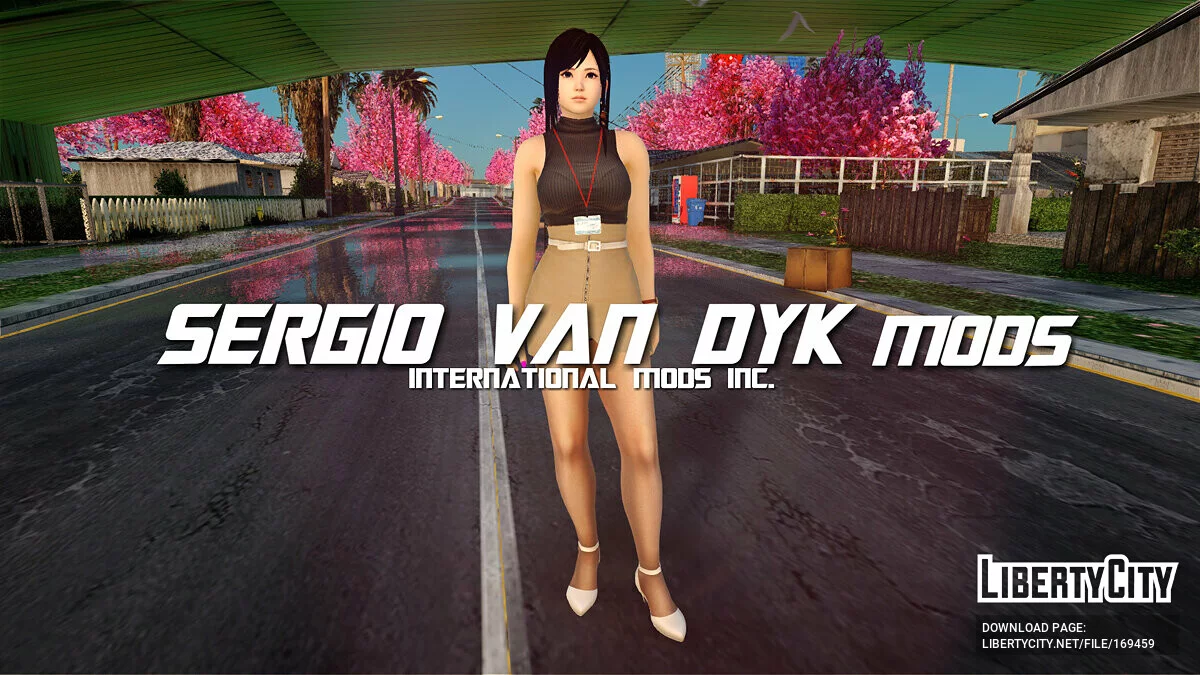 Кокоро в офисной одежде / GTA San Andreas