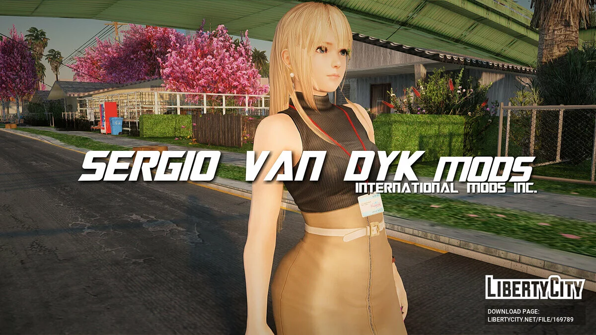 Мэри Роуз в офисной одежде / GTA San Andreas