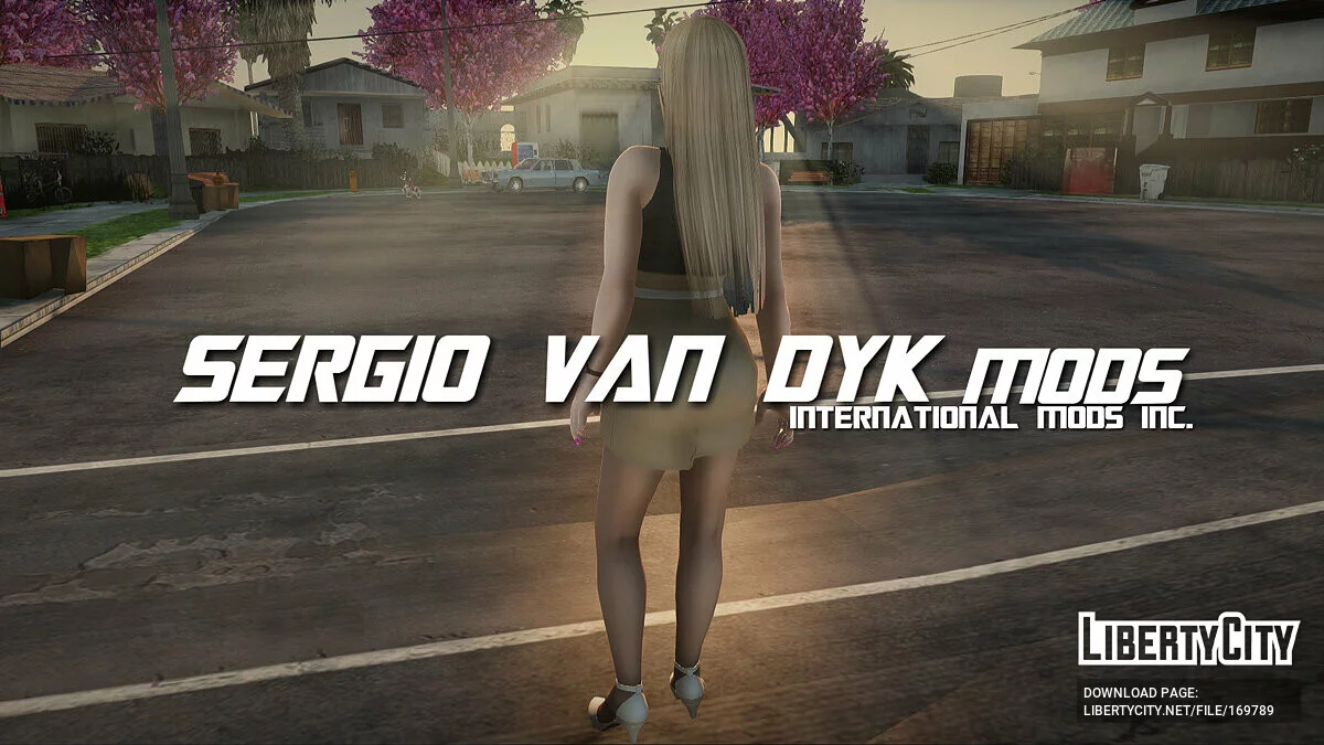Мэри Роуз в офисной одежде / GTA San Andreas