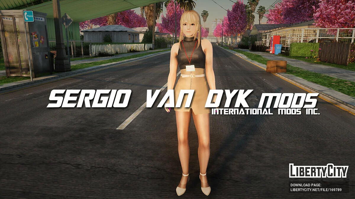 Мэри Роуз в офисной одежде / GTA San Andreas