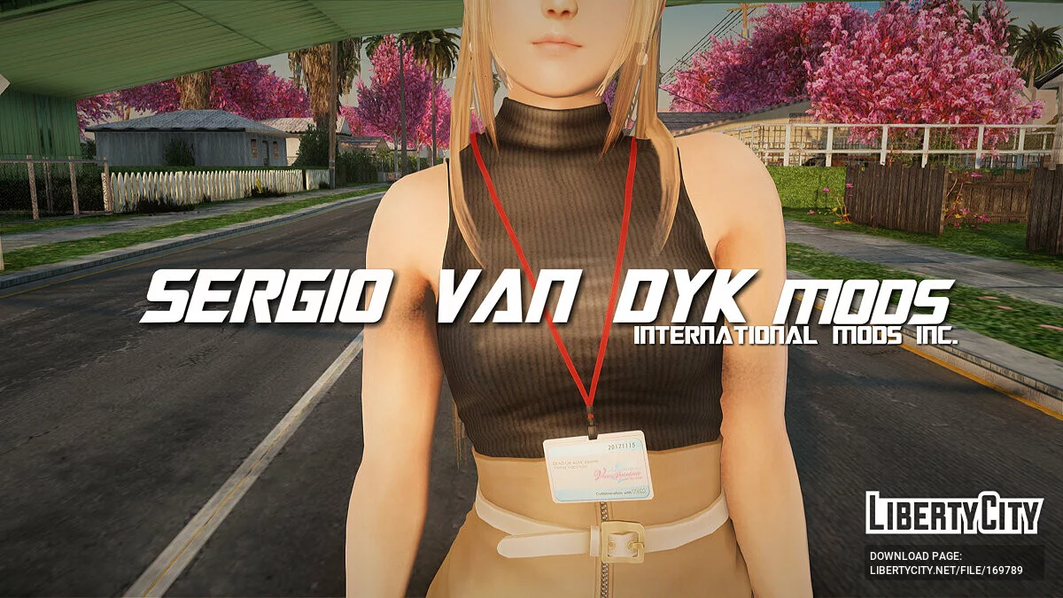 Мэри Роуз в офисной одежде / GTA San Andreas