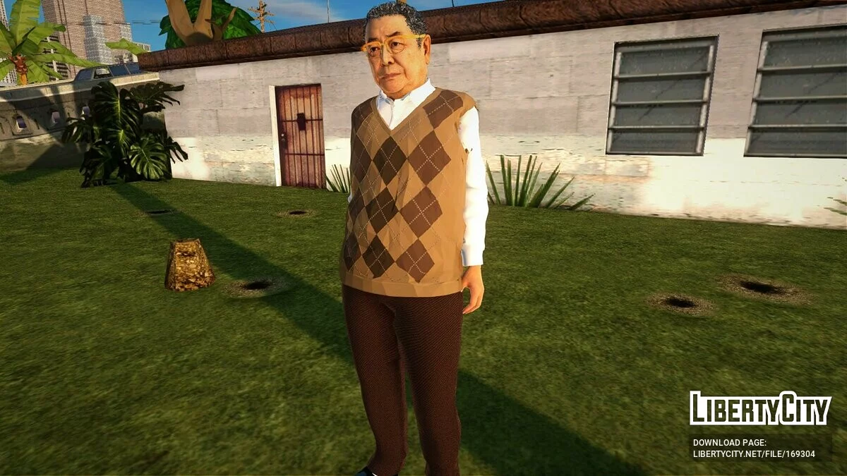 Ryozo Genda из Lost Judgment / GTA San Andreas
