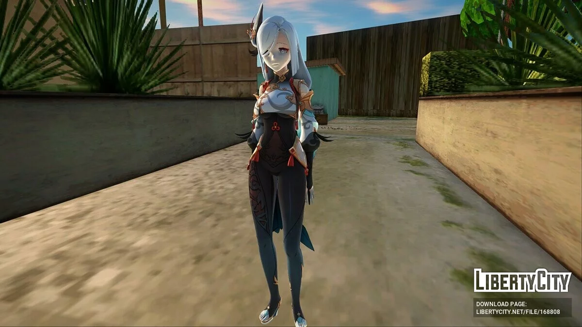 Шэнь Хэ из Genshin Impact / GTA San Andreas