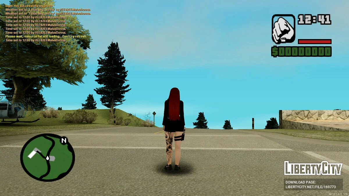 Скин опасной девчонки / GTA San Andreas