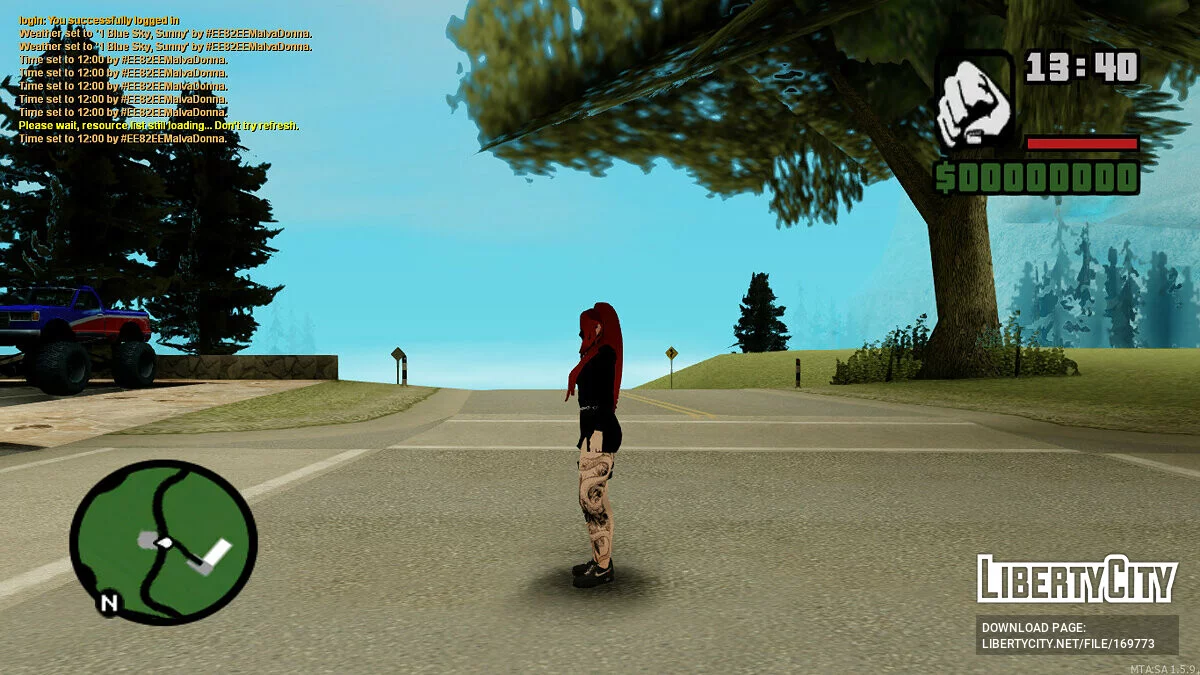 Скин опасной девчонки / GTA San Andreas