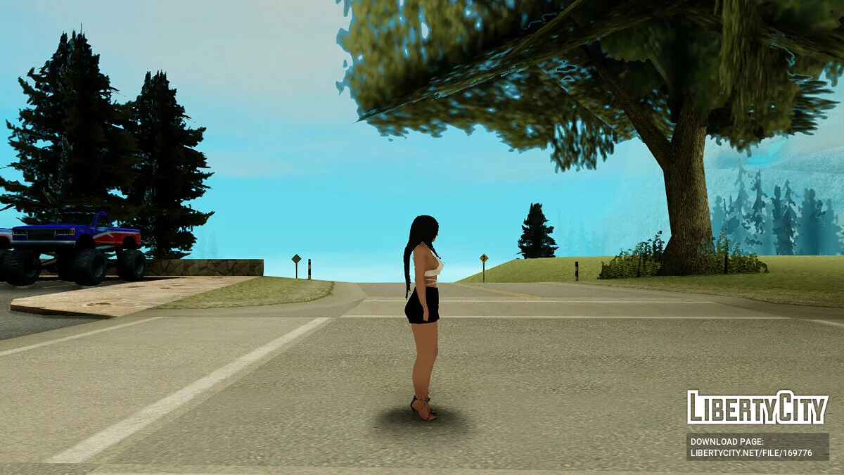 Девушка в одежде от Chanel / GTA San Andreas