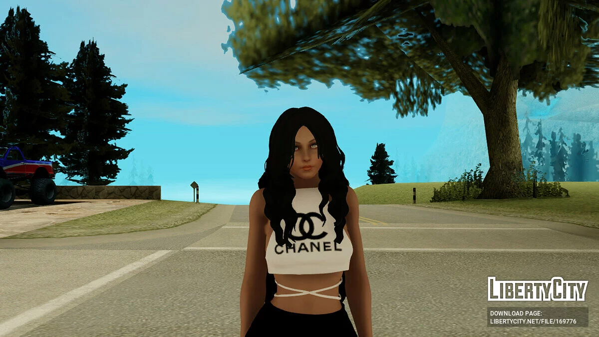 Девушка в одежде от Chanel / GTA San Andreas