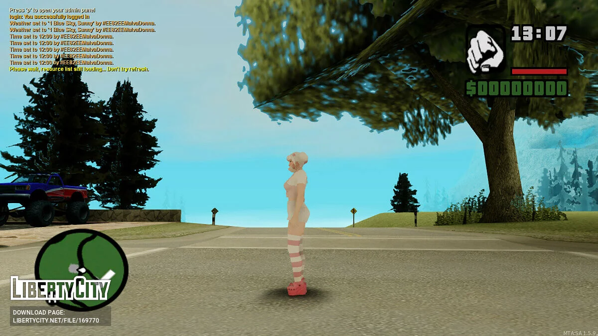 Симпатичный женский скин / GTA San Andreas